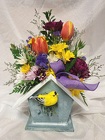 Blooming Birdhouse