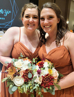 Silver Dollar Bronze Bouquets