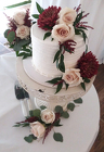 Cake Rose Mum Decor