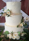 Cake White Rose Decor