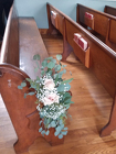 Church Pew Decor