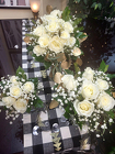 Golden Silver Dollar Bridesmaid Bouquets