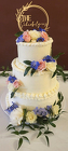 Playa Blonca Rose Cake Decor