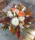 Ranunculas Rose Orange Bouquet