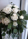 Ranunculas White Rose Bouquet