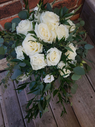 Classic White Rose Bouquet 