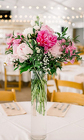 Tabletop Pink Rose Decor