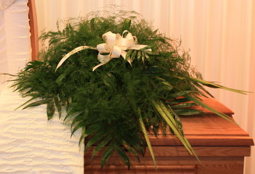 Tree Fern Casket Spray 