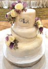Cake Violet Flower Decor