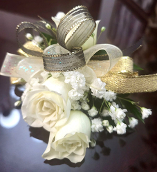 White Rose Corsage 